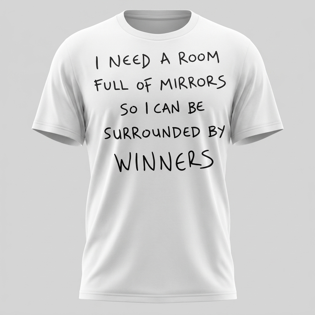 Room Full Of Mirrors tee — front print