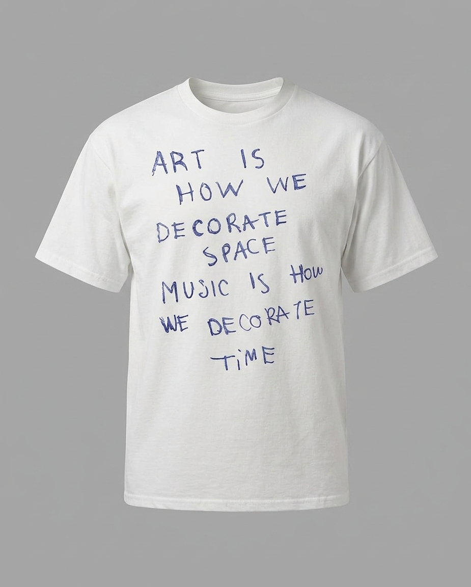 Decorate Time tee — front print
