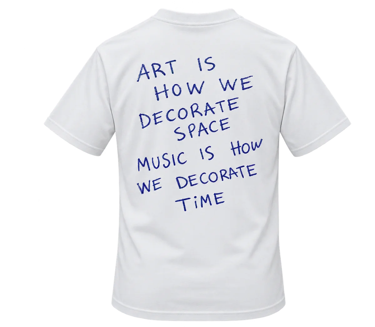 Decorate Time tee — back print