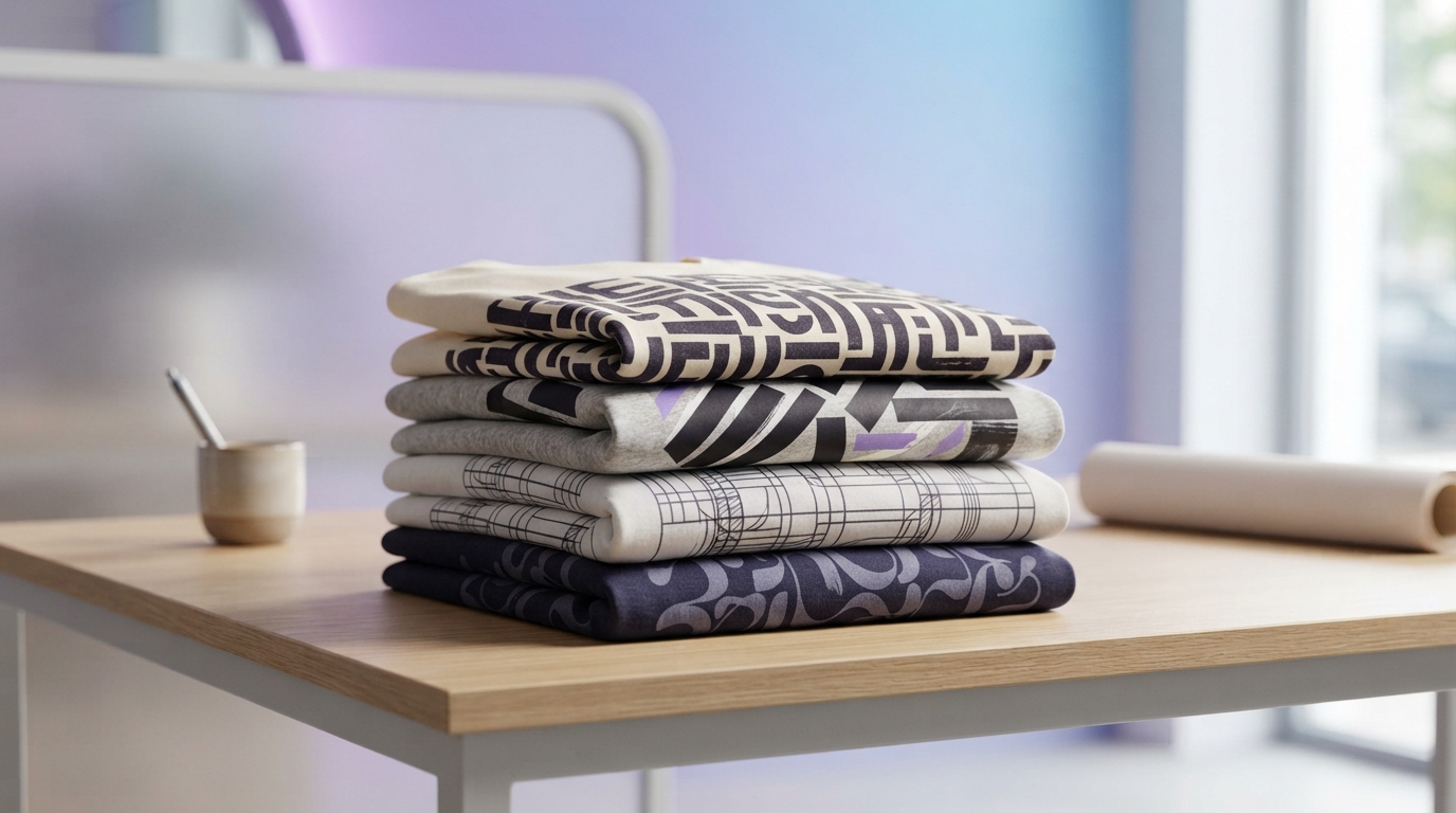 typography t shirts — illustration
